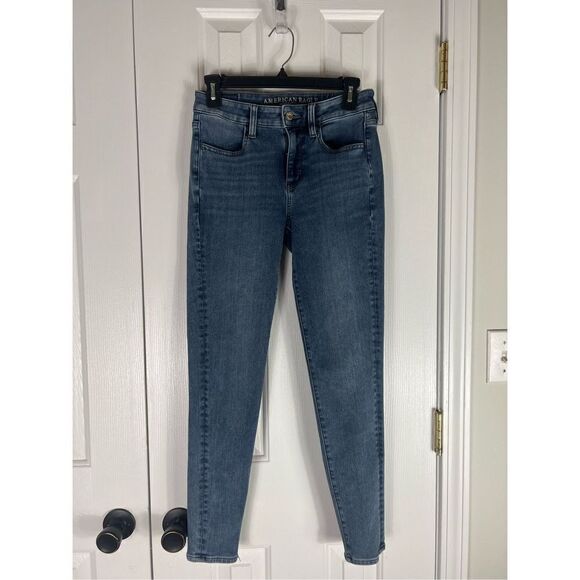 American Eagle Hi Rise Jegging Jeans Size 2R - Picture 1 of 4